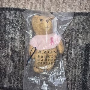 Vintage/ Rare Avon Breast Cancer Crusade Teddy Bear Never Opened.